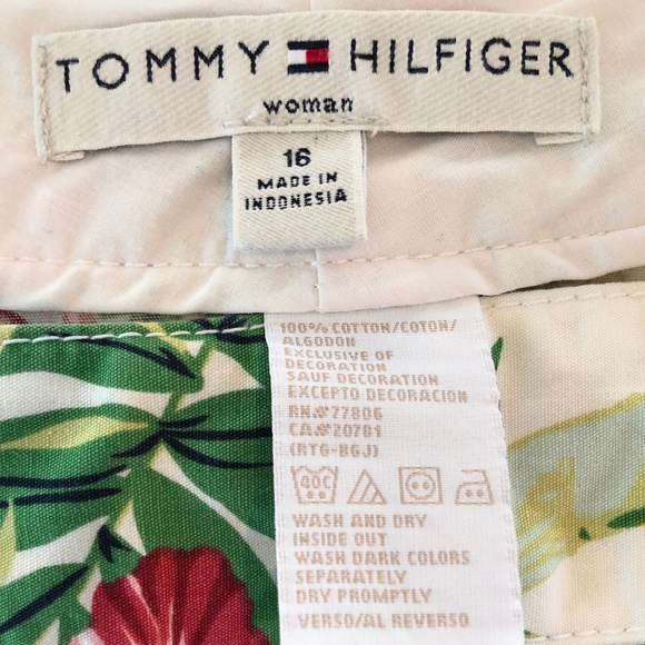 TOMMY HILFIGER 16 Cotton Hawaiian Mini Skirt - Picture 4 of 4